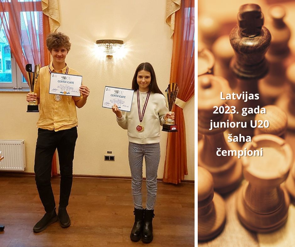 Latvijas junioru U20 šaha čempioni