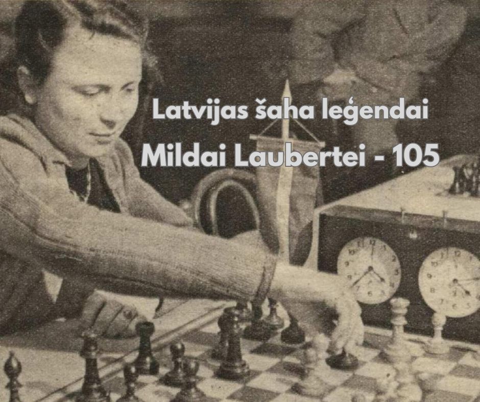 Latvijas šaha leģenda Milda Lauberte