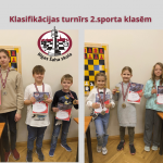 Klasifikācijas turnīra 2.sporta klasēm laureāti