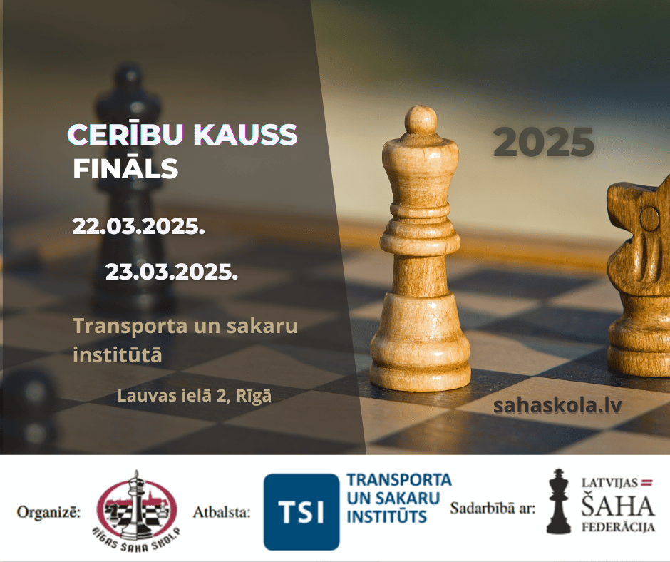 Šaha sacensības Cerību kauss 2025