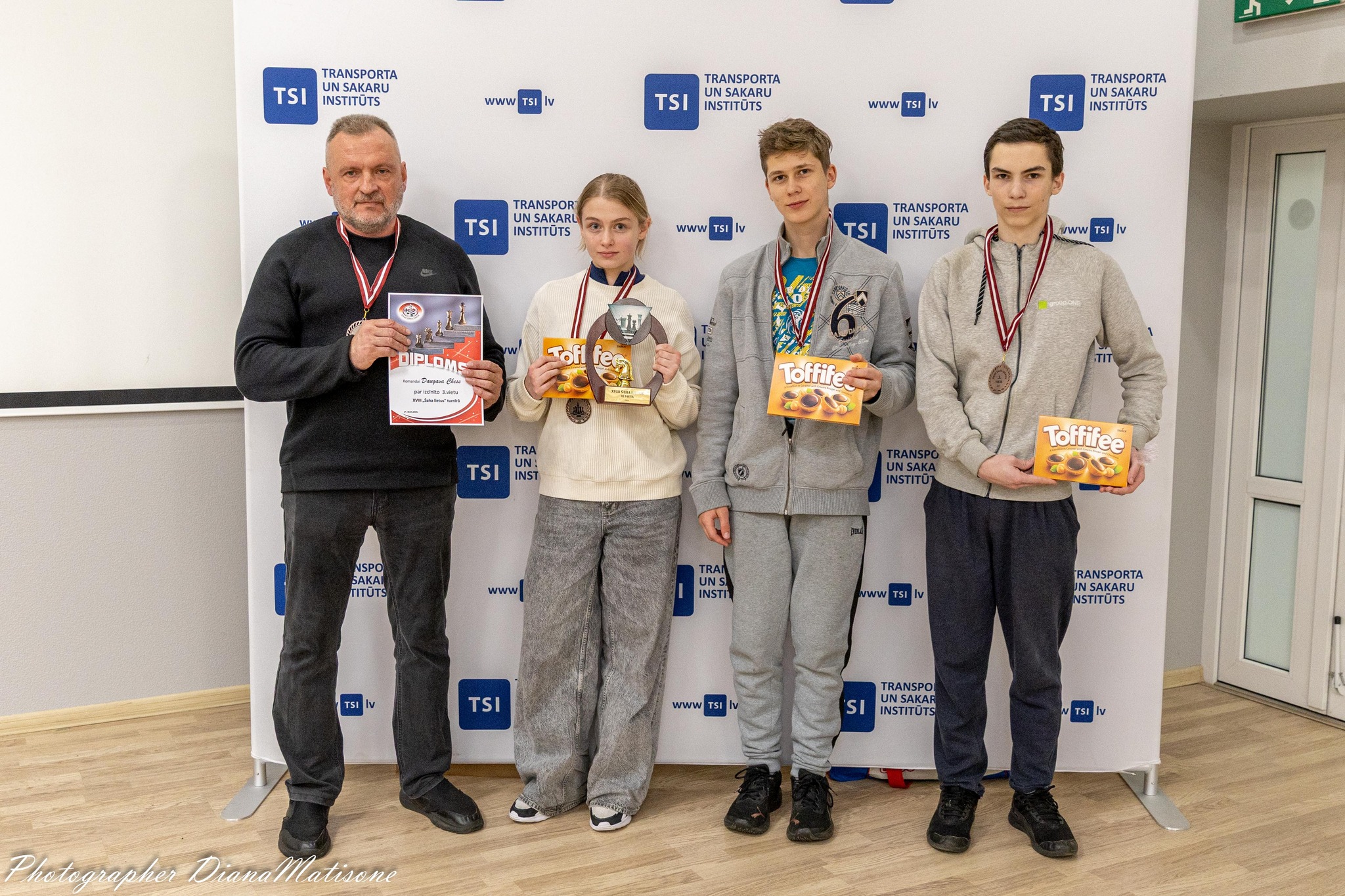 3. vietas ieguvēja - komanda Daugava Chess