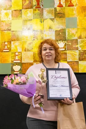 Rīgas Šaha skolas trenere Diāna Matisone