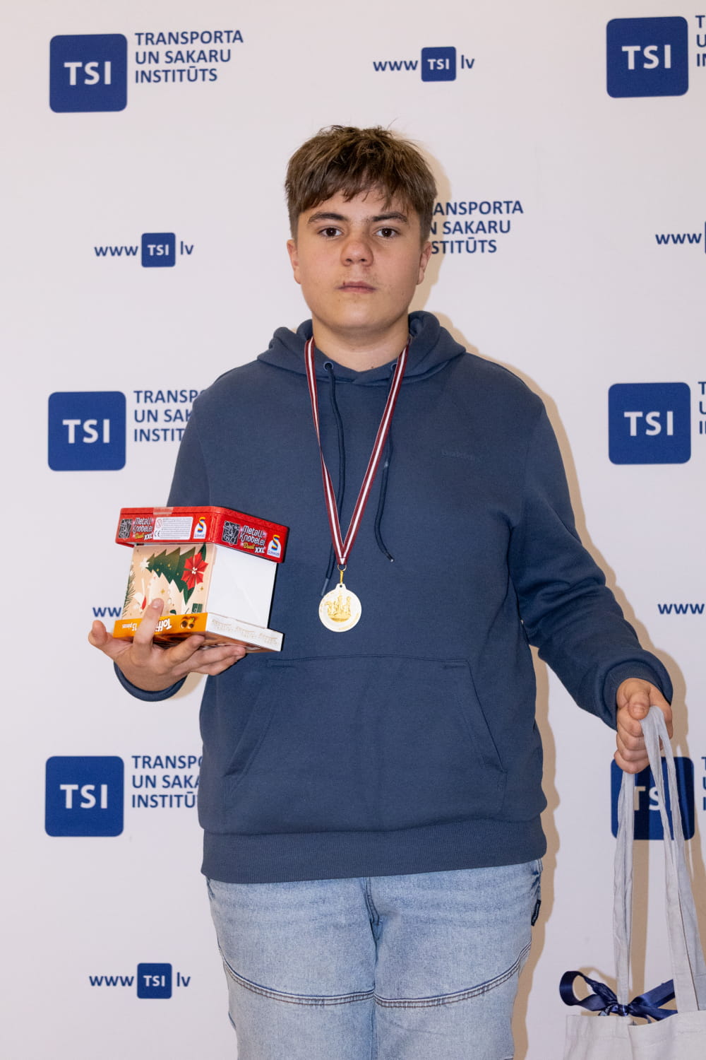 3.vietas ieguvējs U-18 vecuma grupā - Roberts Hops. 