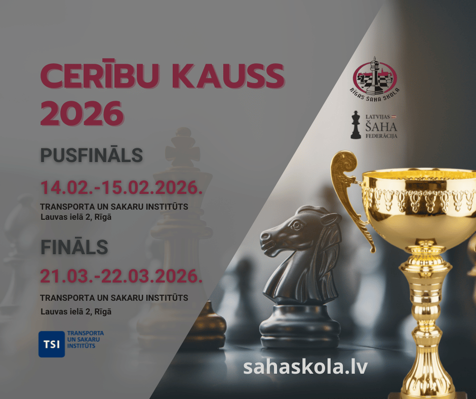 Šaha turnīrs Cerību kauss 2026