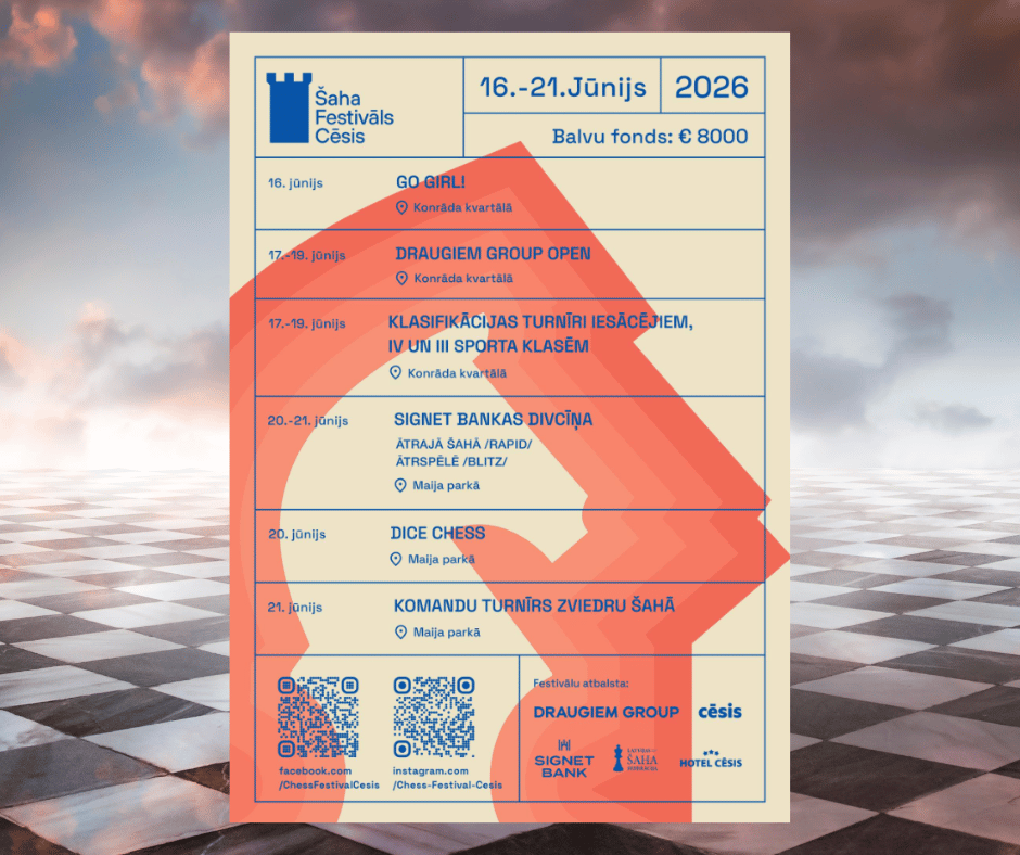 Šaha festivāls Cēsis