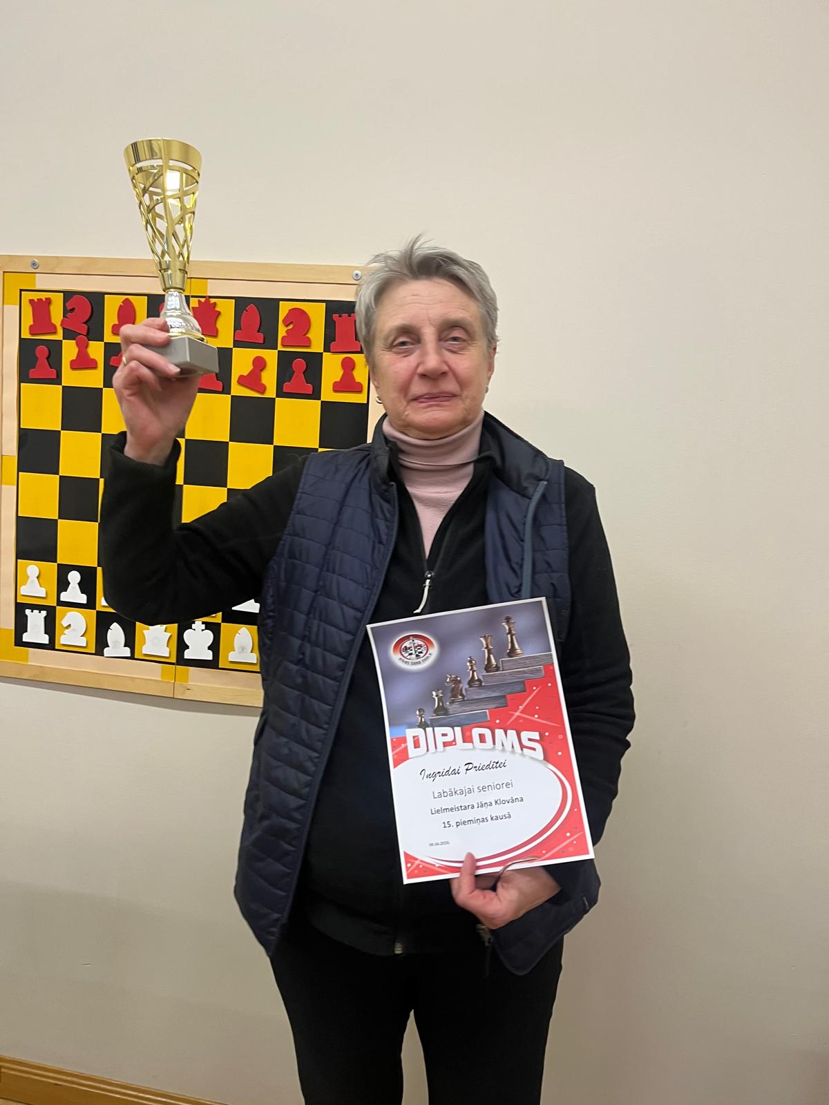 Labākās seniores balvas ieguvēja