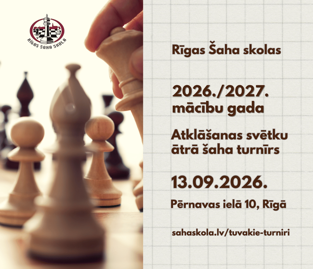 Mācību gada atklāšanas šaha turnīrs